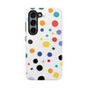 Colorful Polka Dot Tough Phone Case - Durable & Stylish for Everyday Use