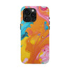 Vibrant Abstract Tough Phone Case | Colorful Protective Cover for Trendsetters