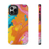 Vibrant Abstract Tough Phone Case | Colorful Protective Cover for Trendsetters