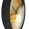 Elegant Gold Wave Wall Clock - Modern Home Decor Accents