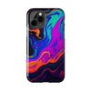 Vibrant Abstract Tough Phone Cases - Shockproof Protection with Colorful Design