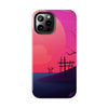 Vibrant Landscape Tough Phone Case - Sunset Design for Adventurers