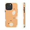 Abstract Polka Dot Tough Phone Case - Durable Protective Cover for Stylish Communication