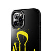 Tough Phone Cases - Durable Protection with Edgy Yellow Design