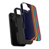 Retro Rainbow Tough Phone Case - Durable Protection for Your Device