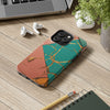 Stylish Tough Phone Cases with Elegant Geometric Design