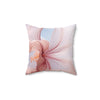 Blossoming Floral Square Pillow - Soft Home Decor Cushion for Relaxation & Comfort