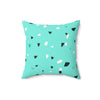 Modern Terrazzo Print Pillow | Stylish Spun Polyester Cushion for Home Decor