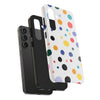 Colorful Polka Dot Tough Phone Case - Durable & Stylish for Everyday Use