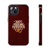 Tough Phone Case - "Just You & Me Forever" Design - Perfect for Couples and Anniversaries