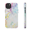 Colorful Marble Tough Phone Case - Durable and Stylish Protection