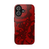 Bold Red Abstract Tough Phone Case - Durable & Unique Protection