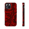 Bold Red Abstract Tough Phone Case - Durable & Unique Protection