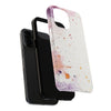 Artistic Tough Phone Cases - Vibrant Watercolor Splash Design