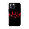 Bold Red Flames Tough Phone Case - Durable Protection for Adventurers