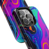 Vibrant Abstract Tough Phone Cases - Shockproof Protection with Colorful Design