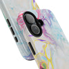 Colorful Marble Tough Phone Case - Durable and Stylish Protection