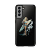 Stylish Beach Vibe Tough Phone Case with Surfing Design