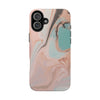 Artistic Marble Tough Phone Case - Stylish & Durable Protection