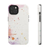 Artistic Tough Phone Cases - Vibrant Watercolor Splash Design