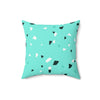 Modern Terrazzo Print Pillow | Stylish Spun Polyester Cushion for Home Decor