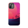 Vibrant Landscape Tough Phone Case - Sunset Design for Adventurers