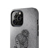 Stylish Tough Phone Cases with Artful Line Drawing - Perfect Gift for Teens and Young Adults