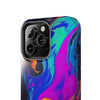 Vibrant Abstract Tough Phone Cases - Shockproof Protection with Colorful Design