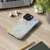 Colorful Marble Tough Phone Case - Durable and Stylish Protection