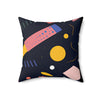 Modern Geometric Decorative Pillow - Abstract Design