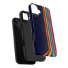 Retro Rainbow Tough Phone Case - Durable Protection for Your Device