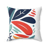 Vibrant Decorative Pillow - Abstract Floral Design for Cozy Homes