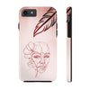 Artistic Tough Phone Case - Abstract Floral Design