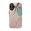 Artistic Marble Tough Phone Case - Stylish & Durable Protection