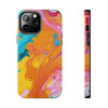 Vibrant Abstract Tough Phone Case | Colorful Protective Cover for Trendsetters