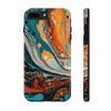 Vibrant Marble Tough Phone Case - Unique Artistic Design for Protection