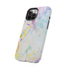 Colorful Marble Tough Phone Case - Durable and Stylish Protection