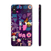 Whimsical Tough Phone Case - Colorful Animal and Floral Design