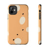 Abstract Polka Dot Tough Phone Case - Durable Protective Cover for Stylish Communication