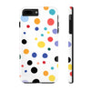 Colorful Polka Dot Tough Phone Case - Durable & Stylish for Everyday Use