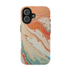 Artistic Tough Phone Cases – Colorful Abstract Marble Design