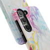 Colorful Marble Tough Phone Case - Durable and Stylish Protection