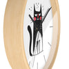 Whimsical Cat Wall Clock - Charming Home Decor for Cat Lovers