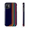 Retro Rainbow Tough Phone Case - Durable Protection for Your Device