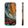 Vibrant Marble Tough Phone Case - Unique Artistic Design for Protection