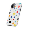 Colorful Polka Dot Tough Phone Case - Durable & Stylish for Everyday Use