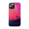 Vibrant Landscape Tough Phone Case - Sunset Design for Adventurers