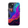 Vibrant Abstract Tough Phone Cases - Shockproof Protection with Colorful Design