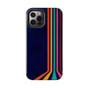 Retro Rainbow Tough Phone Case - Durable Protection for Your Device