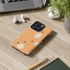 Abstract Polka Dot Tough Phone Case - Durable Protective Cover for Stylish Communication